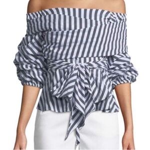 Striped Off-Shoulder Top